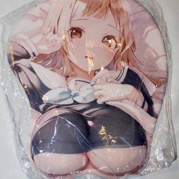 3D Anime Mouse Pad with Wrist Support Gel Cartoon Mouse Mat Cushion